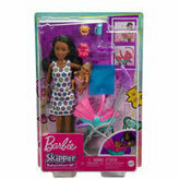 Lalka Barbie, Lalka Skipper Klub Opiekunek Spacerówka zestaw HHB68