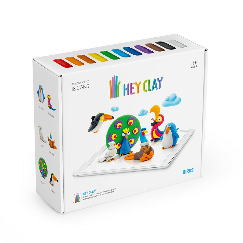 Hey Clay Masa plastyczna - Ptaki - Świat Zabawek