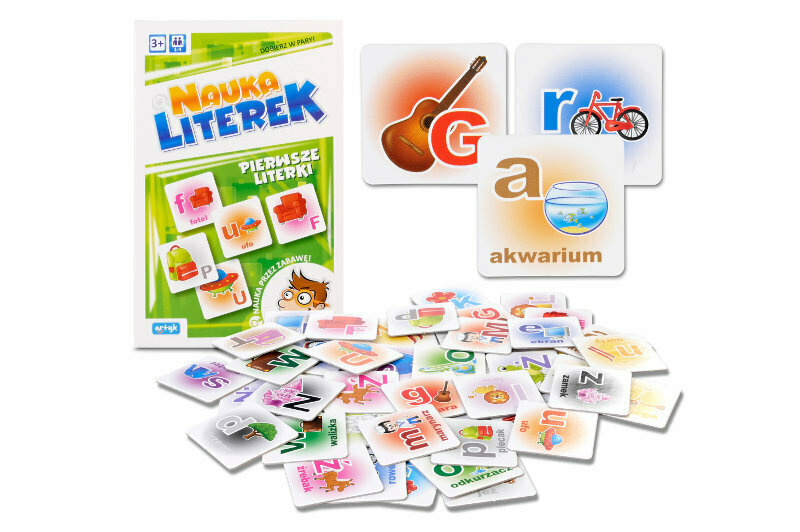 Gra Nauka Literek Dla Dzieci Nauka literek, gra edukacyjna dla przedszkolaka - Świat Zabawek