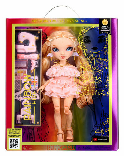 MGA Rainbow High Fashion lalka modowa Victoria Whitman (Light Pink) 583134