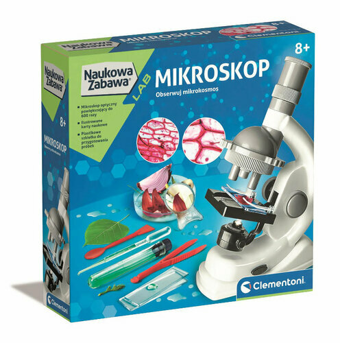 Mikroskop dla dzieci Naukowa zabawa Clementoni