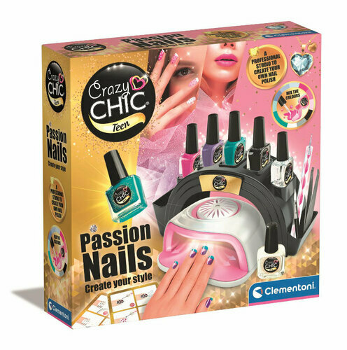 Salon stylizacji paznokci dla dzieci, Clementoni Crazy chic