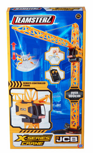 METROWY Dźwig JCB zdalnie sterowany, X-Series Crane 100cm TEAMSTERZ 