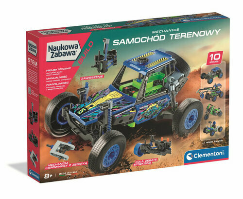 Clementoni Naukowa zabawa Build Samochód terenowy 50918