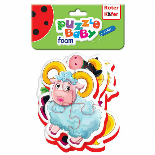 Pierwsze puzzle piankowe Baby puzzle Farma