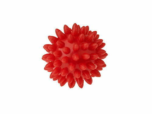 Piłka sensoryczna do masażu i rehabilitacji, 5,4 cm czerwona 