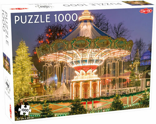 Puzzle 1000el Park rozrywki Tivoli, Kopenhaga Tactic