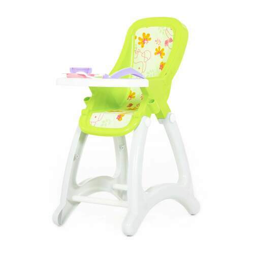 Krzesełko do karmienia dla lalek Baby składane różne wzory