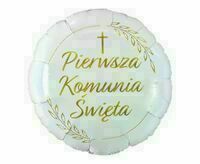 Godan, Balon foliowy Pierwsza Komunia Święta (kłosy), okrągły