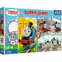 Puzzle dwustronne 15el SUPER GIANT 3w1, Tomek i Przyjaciele