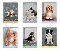 Zeszyt A5 32k kratka, miękka okładka SWEET PETS różne wzory