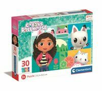 Puzzle Koci Domek Gabi 30el, Kiciuś Panduś, Łakotek