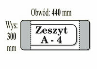 Okładka na zeszyt A4 300 x 440 mm