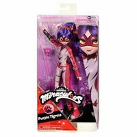 Lalka Miraculous Biedronka i Czarny Kot Purple Tigress - Fioletowa Tygrysica Juleka 50023
