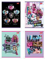 Zeszyt A5 32k w kratkę laminowany MONSTER HIGH mix wzorów