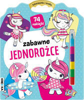 Książka Zabawne Jednorożce z kredką Books and fun