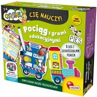 Lisciani Carotina cię nauczy! Pociąg z grami edukacyjnymi dla przedszkolaka 
