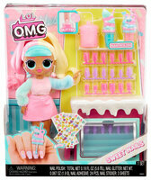 LOL Surprise OMG Sweet Nails, Lalka Candylicious Sprinkles Shop