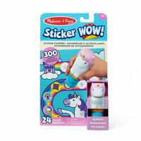 MELISSA Naklejki Sticker WOW! Blok aktywności i stempel z naklejkami Jednorożec Unicorn 32013