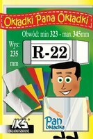 Okładka książkowa regR-22 wys 235mm x obw 323mm - 345mm p25