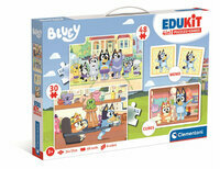 Clementoni, Edukit 4w1, Bluey, puzzle, memory