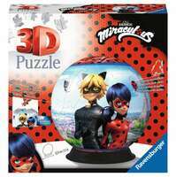 Puzzle kuliste 3D 72el Miraculous