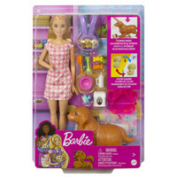 Barbie Narodziny piesków zestaw HCK75