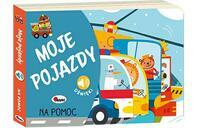 Książka dla dzieci z dźwiękami Moje pojazdy na pomoc