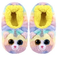 TY Fashion kapcie HEATHER - kot z rogiem L (36-38cm)