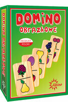 Domino obrazkowe dla dzieci Owoce Abino