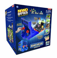 Nanobytes Gra Zestaw Arcade Stylizowany na salon gier arkadowych z figurkami 8012