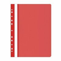 Skoroszyt miękki, wpinany OFFICE PRODUCTS PP A4 100/170mikr. Czerwony