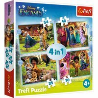 Puzzle 4w1 Nasze magiczne Encanto Disney 34615 Trefl