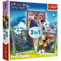 Puzzle 3w1 Bohaterowie magicznego Encanto, Trefl