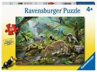 Puzzle 60el Zwierzęta z lsu tropikalnego. 051663