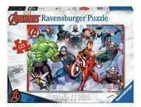 Duże puzzle podłogowe 125el, Avengers, Hulk, Thor, Venom