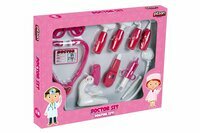 Różowy zestaw lekarski dla dziewczynki