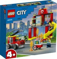 LEGO 60375 CITY Remiza strażacka i wóz strażacki