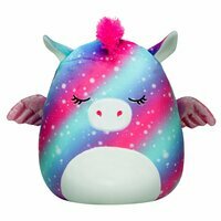 Squishmallows, Faisah Różowo fioletowy jednorożec, 50 cm