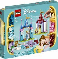 LEGO 43219 DISNEY PRINCESS Kreatywne zamki księżniczek Disneya, Kopciuszek, Bella
