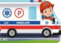 Booksandfun, Kolorowanka z wykrojnikiem, Ambulans
