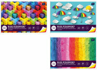 Blok rysunkowy kolorowy A3 10 barwiony w masie różne wzory