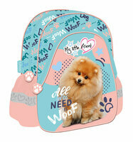 Mały plecak dla przedszkolaka z pieskiem My Little Friend Fluffy Dog