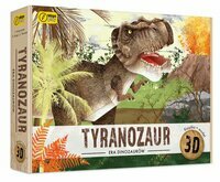 Tyranozaur, Książka i puzzle 3D, Wilga play