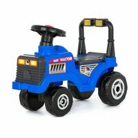  Jeździk traktor Mitia niebieski, jeździdełko pojazd