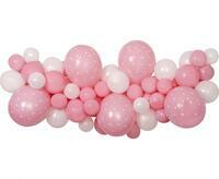 Różowa girlanda balonowa DIY Baby Pink 65 szt, 2m
