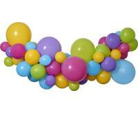 Kolorowa girlanda balonowa DIY 65 balonów + taśma Godan 
