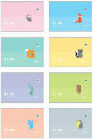 Blok rysunkowy A4 20k 120g B&B Kids Pastel różne kolory