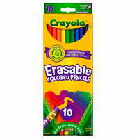 Ścieralne kredki ołówkowe 10 kolorów Crayola