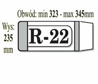 Okładka książkowa regulowana R-22 235 x 323 - 345 mm